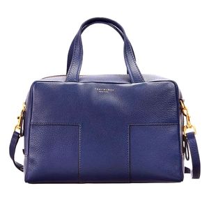 Tory Burch Block-T Royal Navy Satchel